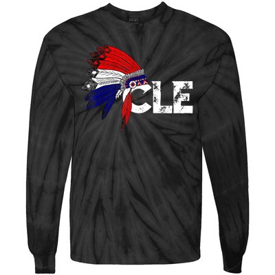 Cleveland Iroqios Indian Tribe TShirt For Men Women Kids Tie-Dye Long Sleeve Shirt