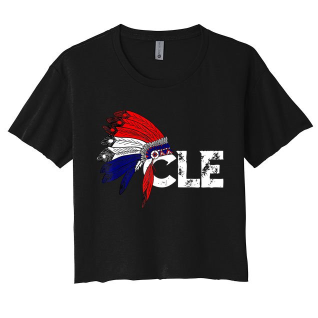 Cleveland Iroqios Indian Tribe TShirt For Men Women Kids Crop Top