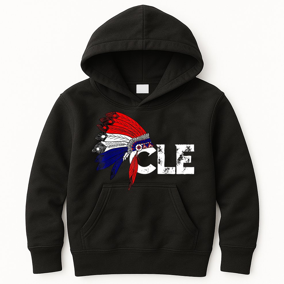 Cleveland Iroqios Indian Tribe TShirt For Men Women Kids Kids Hoodie