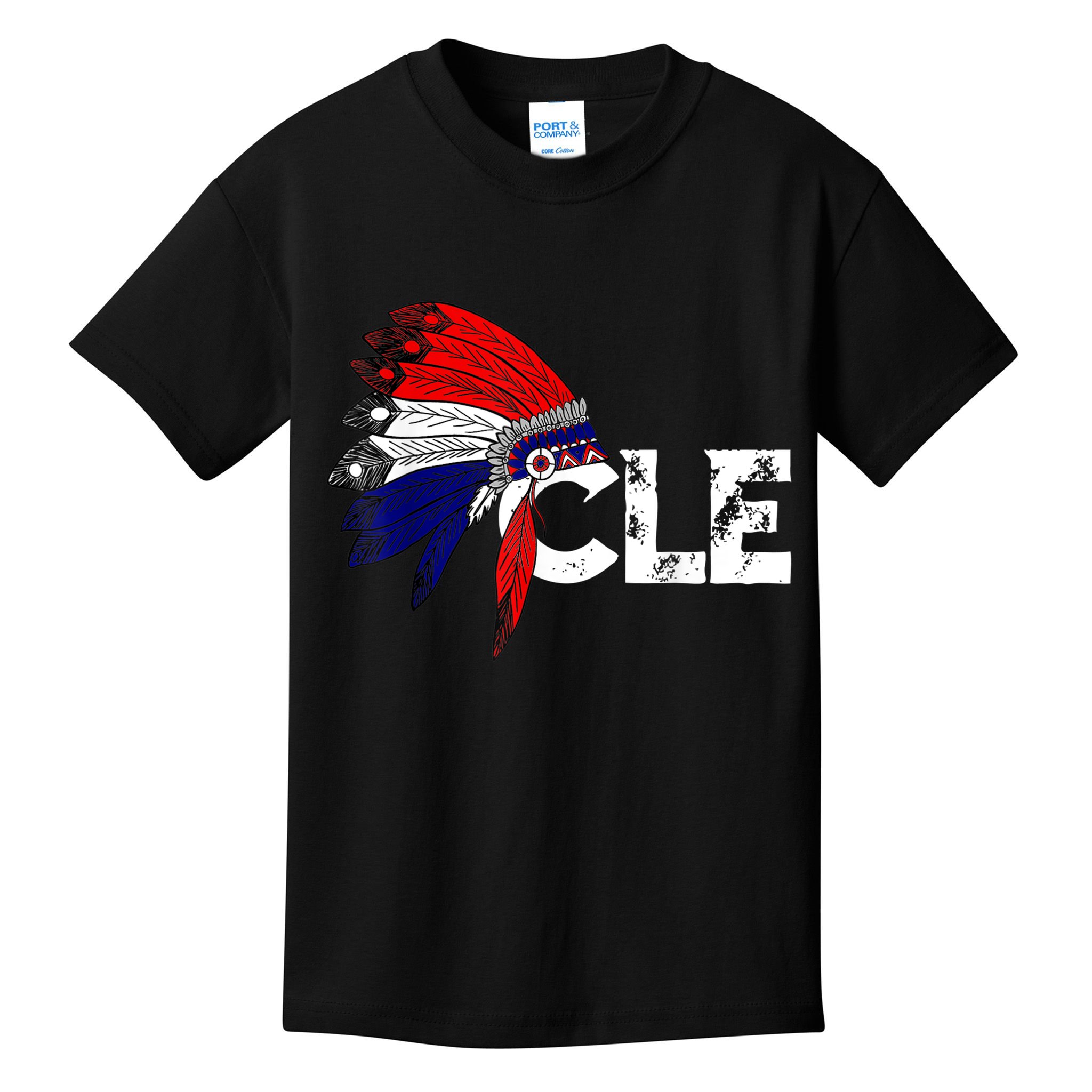 Cleveland Iroqios Indian Tribe TShirt For Men Women Kids Kids T-Shirt