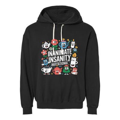 Creator Ink Inanimate Insanity Black And White Garment-Dyed Fleece Hoodie