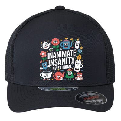 Creator Ink Inanimate Insanity Black And White Flexfit Unipanel Trucker Cap