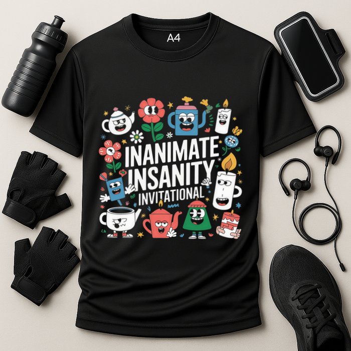 Creator Ink Inanimate Insanity Black And White Performance Shirt