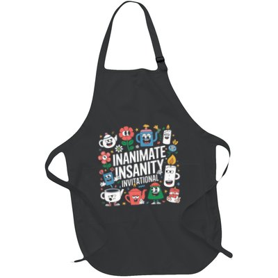 Creator Ink Inanimate Insanity Black And White Full-Length Apron With Pockets