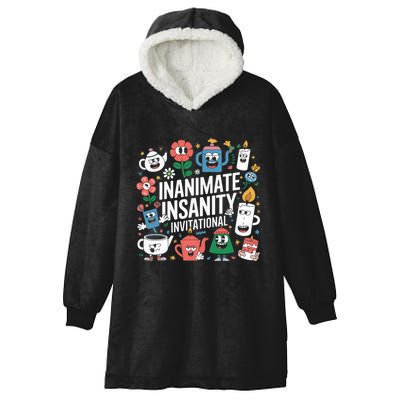 Creator Ink Inanimate Insanity Black And White Hooded Wearable Blanket