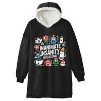 Creator Ink Inanimate Insanity Black And White Hooded Wearable Blanket