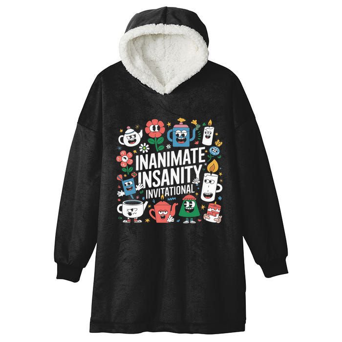 Creator Ink Inanimate Insanity Black And White Hooded Wearable Blanket