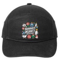 Creator Ink Inanimate Insanity Black And White 7-Panel Snapback Hat