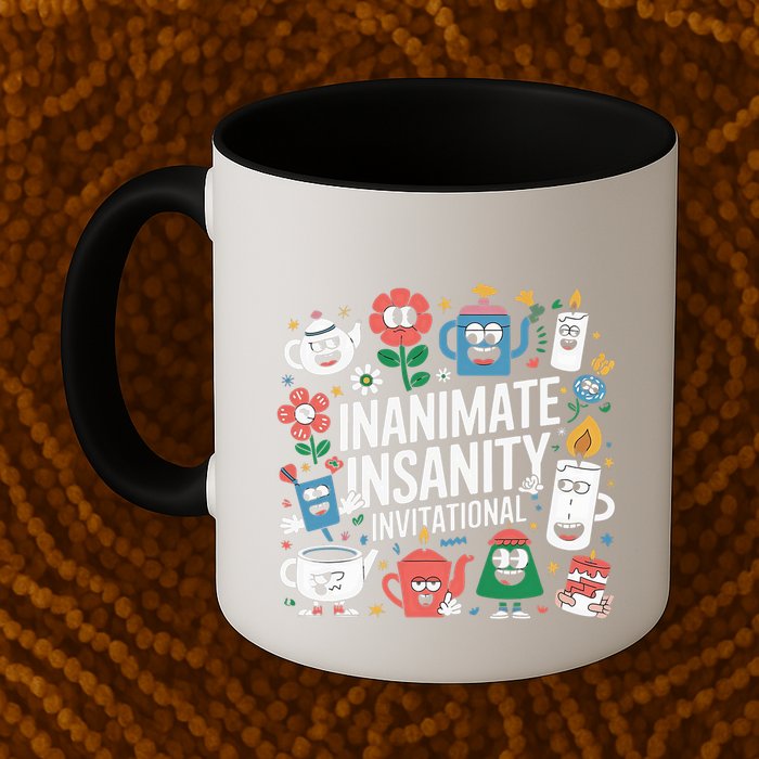 Creator Ink Inanimate Insanity Black And White Mug
