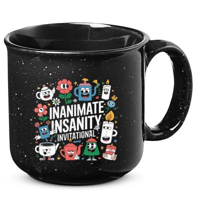 Creator Ink Inanimate Insanity Black And White 15oz Campfire Ceramic Mug