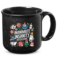 Creator Ink Inanimate Insanity Black And White 15oz Campfire Ceramic Mug