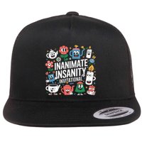 Creator Ink Inanimate Insanity Black And White Flatbill Hat