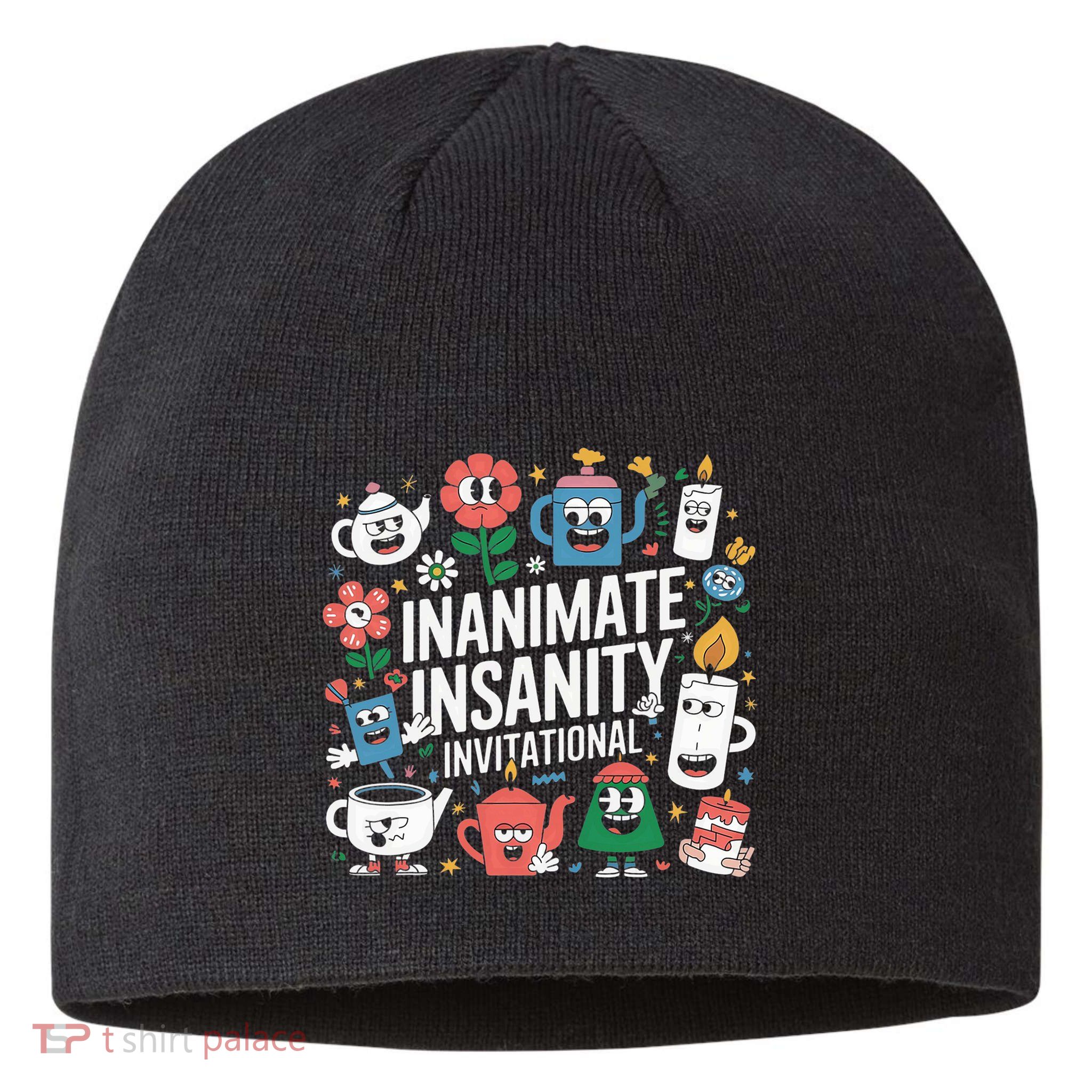 Creator Ink Inanimate Insanity Black And White Sustainable Beanie