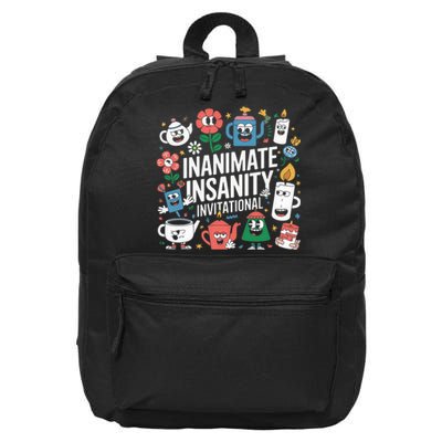 Creator Ink Inanimate Insanity Black And White 16 in Basic Backpack