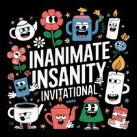 Creator Ink Inanimate Insanity Black And White 16 in Basic Backpack