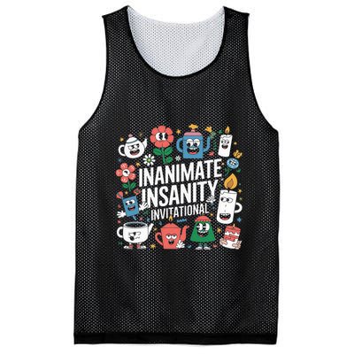 Creator Ink Inanimate Insanity Black And White Mesh Reversible Basketball Jersey Tank