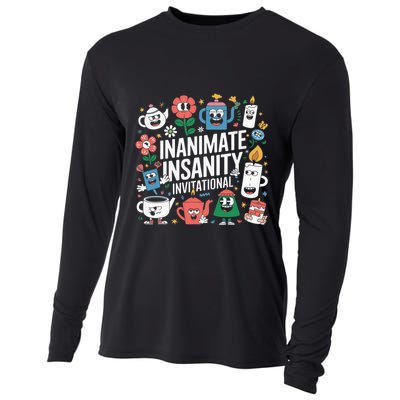 Creator Ink Inanimate Insanity Black And White Cooling Performance Long Sleeve Crew