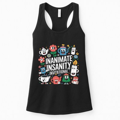 Creator Ink Inanimate Insanity Black And White Womens Tank Top