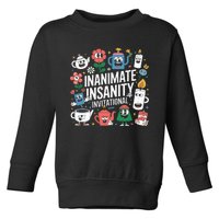 Creator Ink Inanimate Insanity Black And White Toddler Sweatshirt