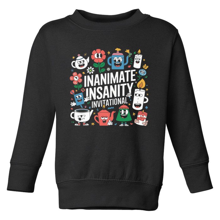 Creator Ink Inanimate Insanity Black And White Toddler Sweatshirt