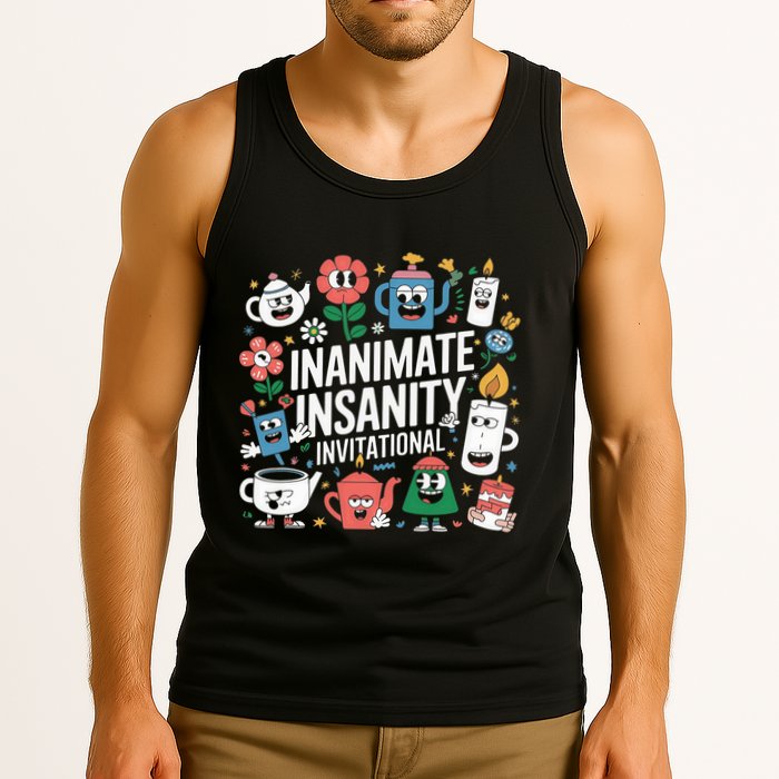 Creator Ink Inanimate Insanity Black And White Tank Top