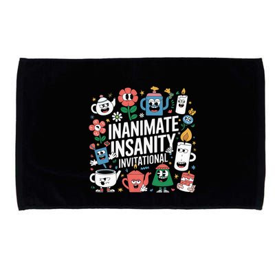 Creator Ink Inanimate Insanity Black And White Microfiber Hand Towel