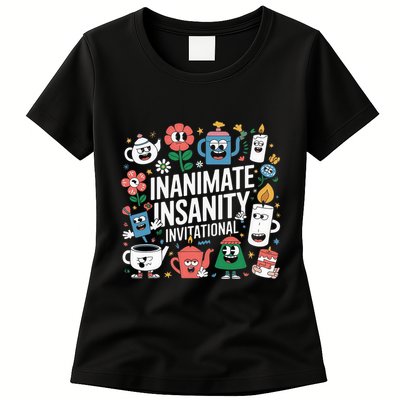 Creator Ink Inanimate Insanity Black And White Womens T-Shirt