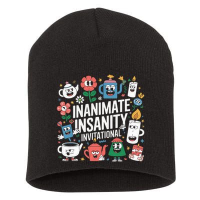 Creator Ink Inanimate Insanity Black And White Short Acrylic Beanie