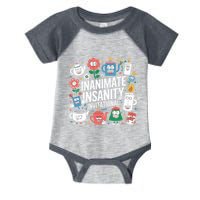 Creator Ink Inanimate Insanity Black And White Infant Baby Jersey Bodysuit