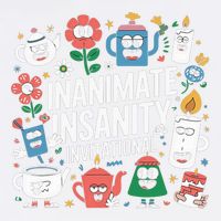 Creator Ink Inanimate Insanity Black And White Garment-Dyed Sweatshirt