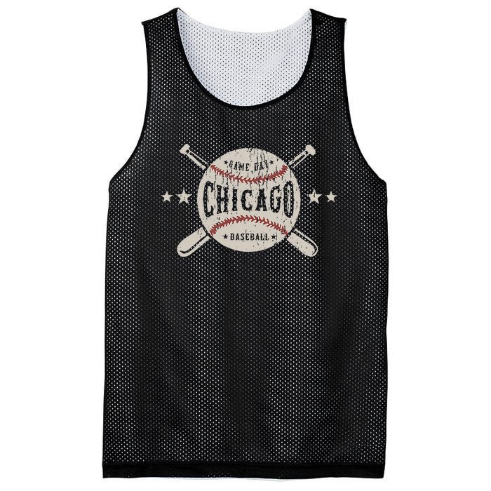 Chicago Illinois Il Vintage Baseball Graphic Mesh Reversible Basketball Jersey Tank