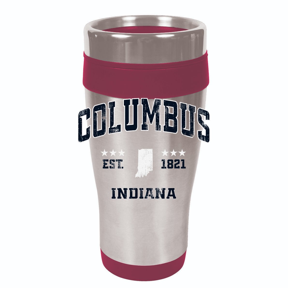 Columbus Indiana In Vintage Athletic Sports Souvenir Doggie Tank