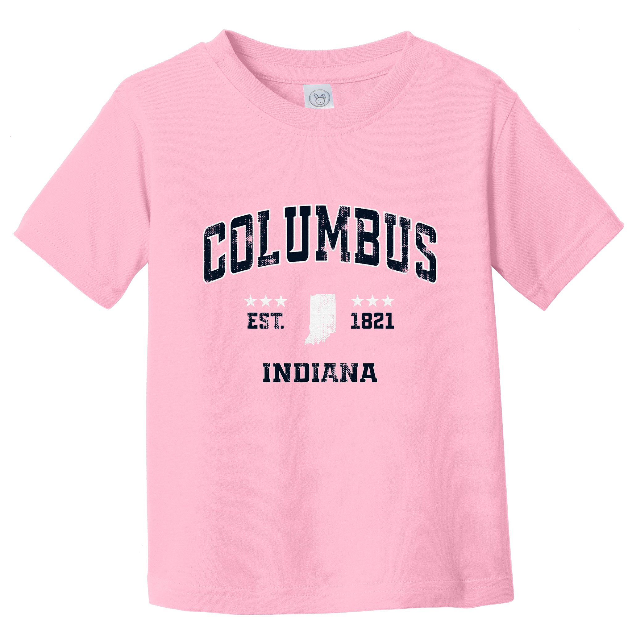 Columbus Indiana In Vintage Athletic Sports Souvenir Toddler T-Shirt