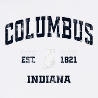 Columbus Indiana In Vintage Athletic Sports Souvenir Mug