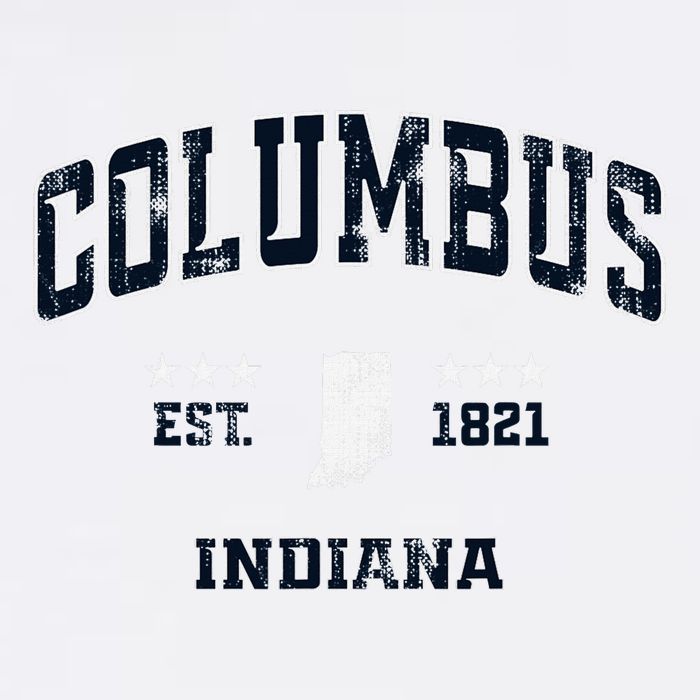 Columbus Indiana In Vintage Athletic Sports Souvenir Mug