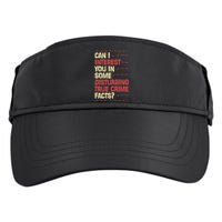 Can I Interest You In Some Disturbing True Crime Facts Adult Drive Performance Visor