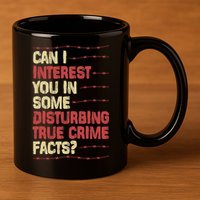 Can I Interest You In Some Disturbing True Crime Facts 11oz C Handle Ceramic Mug