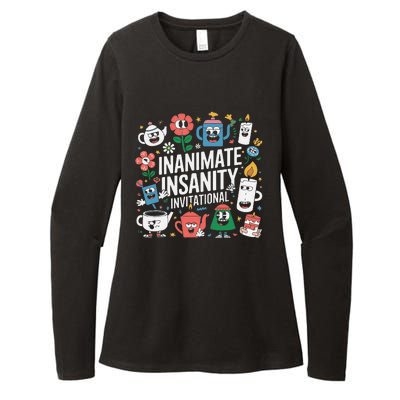 Creator Ink Inanimate Insanity Black And White Womens CVC Long Sleeve Shirt