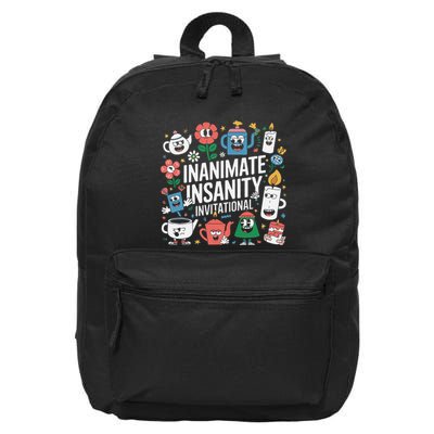 Creator Ink Inanimate Insanity Black And White 16 in Basic Backpack