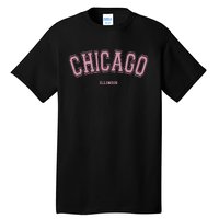 Chicago Illinois Il Varsity Style On Chicago Tall T-Shirt