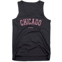 Chicago Illinois Il Varsity Style On Chicago Tank Top