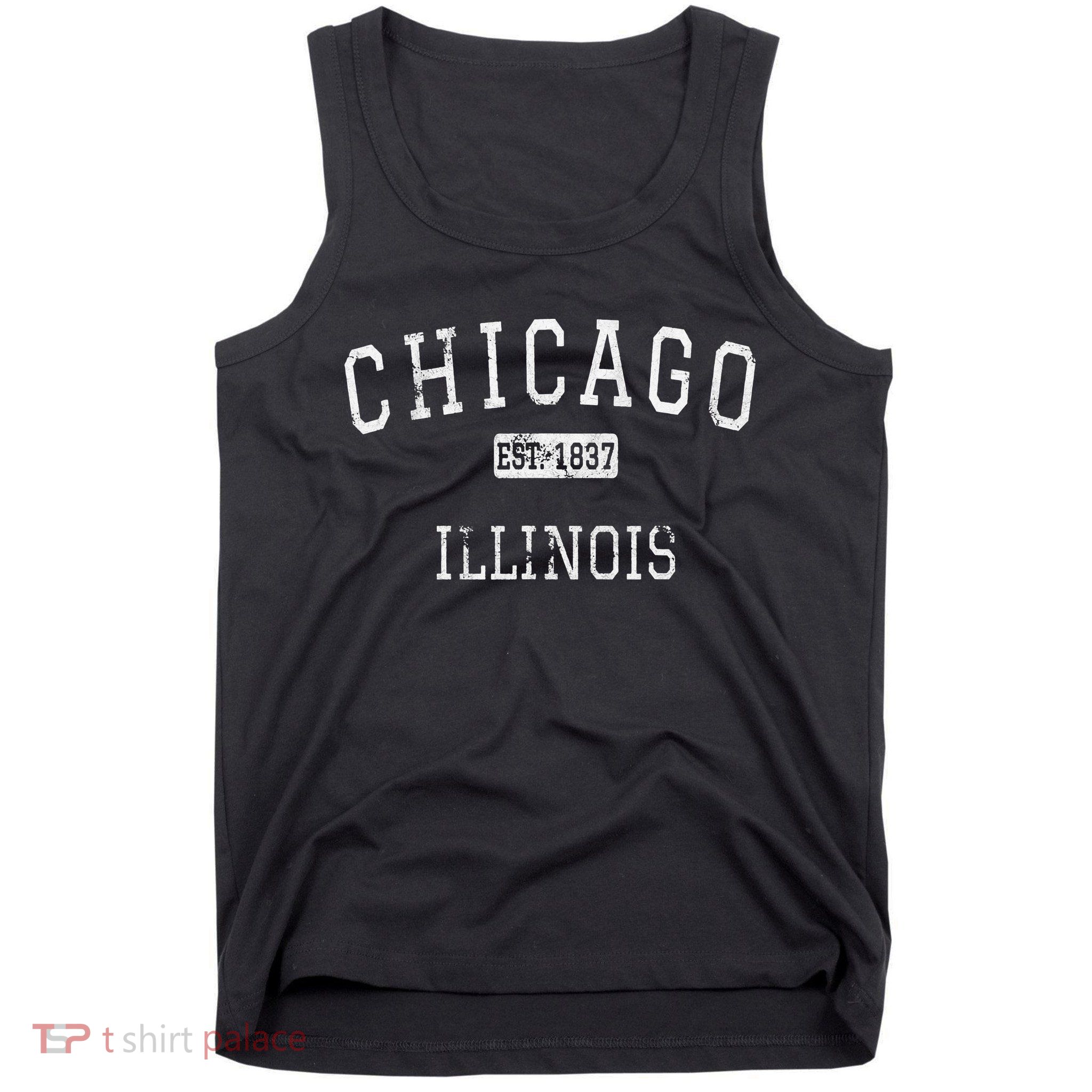 Chicago Illinois IL Vintage Tank Top
