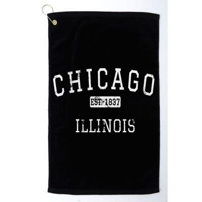 Chicago Illinois IL Vintage Golf Towel