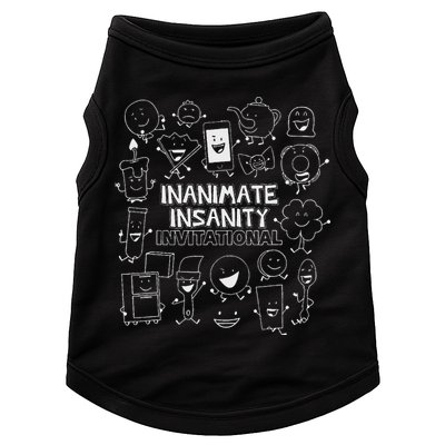 Creator Ink Inanimate Insanity Black And White Matching Doggie Tank