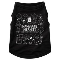 Creator Ink Inanimate Insanity Black And White Matching Doggie Tank