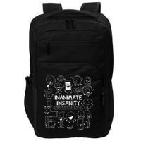 Creator Ink Inanimate Insanity Black And White Matching Impact Tech Backpack