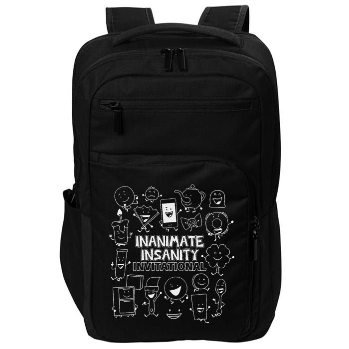 Creator Ink Inanimate Insanity Black And White Matching Impact Tech Backpack