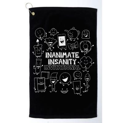 Creator Ink Inanimate Insanity Black And White Matching Golf Towel