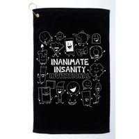 Creator Ink Inanimate Insanity Black And White Matching Golf Towel