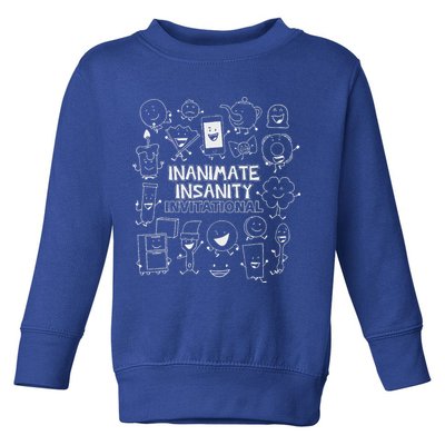 Creator Ink Inanimate Insanity Black And White Matching Toddler Sweatshirt